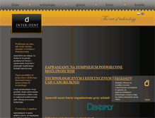 Tablet Screenshot of inter-dent.pl